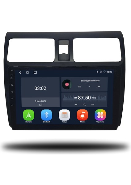 Suzuki Swift Android Carplay Multimedya 2006-2011 6gb Ram + 128GB Hafıza + 8 Çekirdek