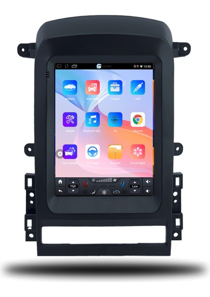 Chevrolet Captiva Tesla Ekran Android Carplay Multimedya 2007-2011 2gb Ram + 32GBHAFIZA fiyatları