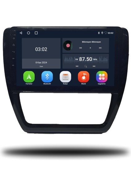 Volkswagen Jetta Android Carplay Multimedya 2016-2021 6gb Ram + 128GB Hafıza + 8 Çekirdek