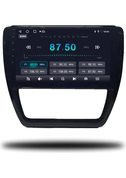 Volkswagen Jetta Android Carplay Multimedya 2016-2021 6gb Ram + 128GB Hafıza + 8 Çekirdek modelleri