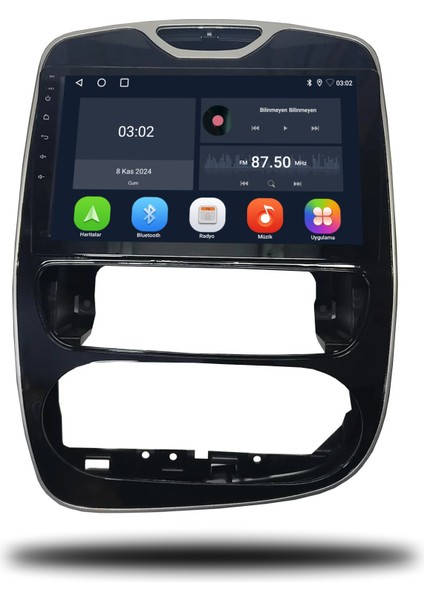 Renault Clio 4 Android Carplay Multimedya 2016-2019 6gb Ram - 128GB Hafıza - 8 Çekirdek