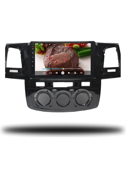 Toyota Hilux Android Carplay Multimedya 2005-2008 Manuel Klima 6gb Ram + 128GB Hafıza + 8 Çekirdek fiyatları