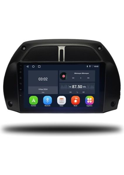 Toyota Rav4 Android Carplay Multimedya 2001-2003 6gb Ram + 128GB Hafıza + 8 Çekirdek