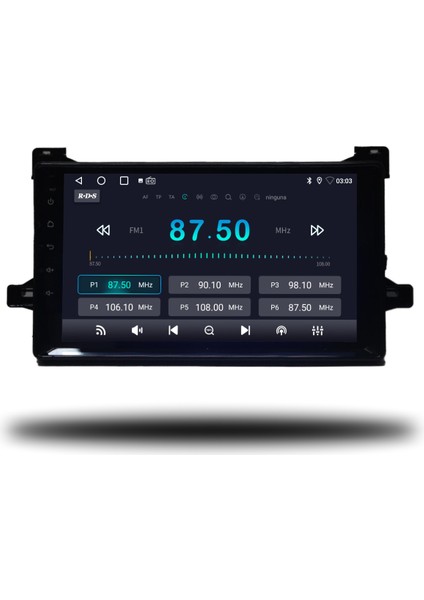 Toyota Prius Android Carplay Multimedya 2010-2016 6gb Ram + 128GB Hafıza + 8 Çekirdek modelleri