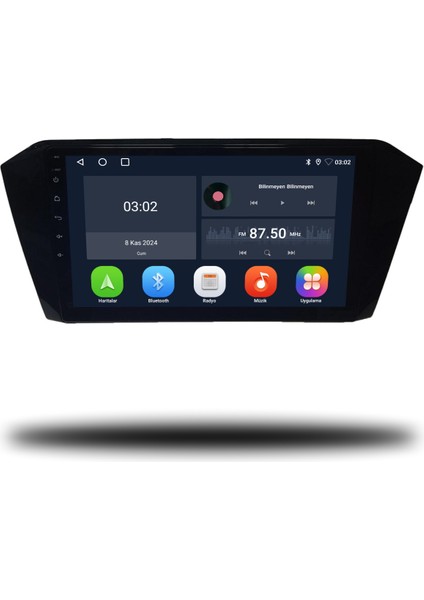 Volkswagen Passat B8 Android Carplay Multimedya 2015-2022 2gb Ram + 32GB Hafıza