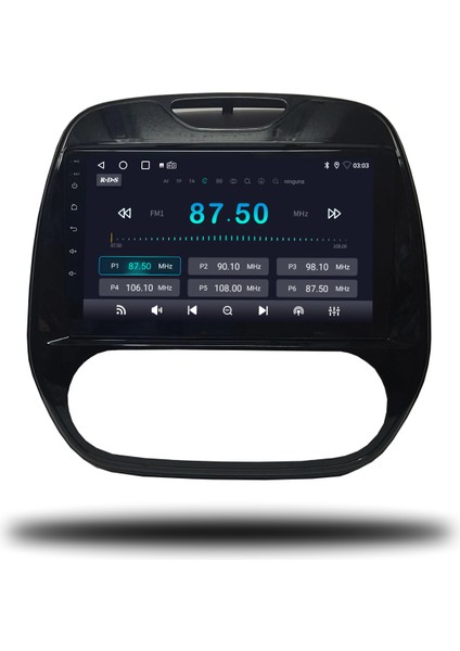 Renault Captur Android Carplay Multimedya 2013-2021 6gb Ram - 128GB Hafıza - 8 Çekirdek