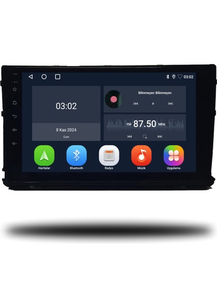 Volkswagen Polo Android Carplay Multimedya 2018-2022 4gb Ram + 64GB Hafıza