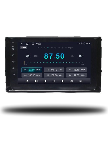 Toyota Auris Android Carplay Multimedya 2017-2019 6gb Ram + 128GB Hafıza + 8 Çekirdek modelleri