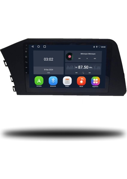 Hyundai Elantra Android Carplay Multimedya 2021-2022 6gb Ram + 128GB Hafıza + 8 Çekirdek