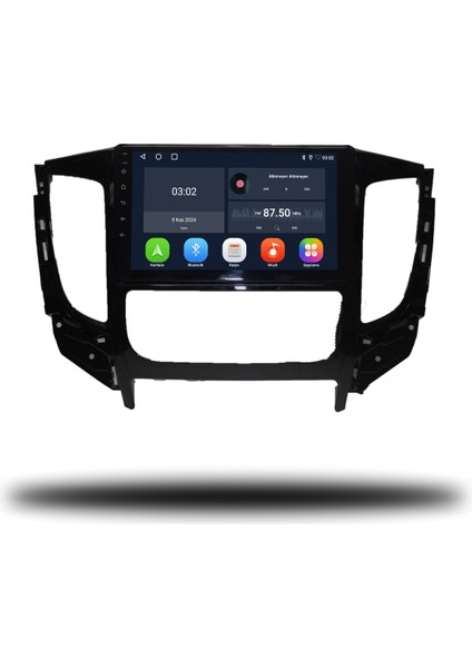 Mitsubishi L200 Android Carplay Multimedya 2015-2022 Dijital Klima 4gb Ram + 64GB Hafıza