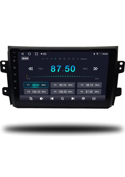 Suzuki Sx4 Android Carplay Multimedya 2006-2013 6gb Ram + 128GB Hafıza + 8 Çekirdek modelleri