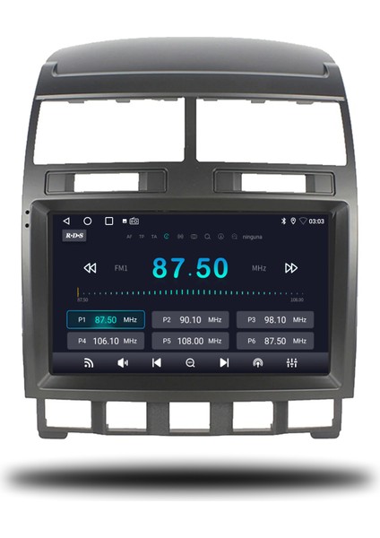 Volkswagen Touareg Android Carplay Multimedya 2003-2010 6gb Ram + 128GB Hafıza + 8 Çekirdek modelleri