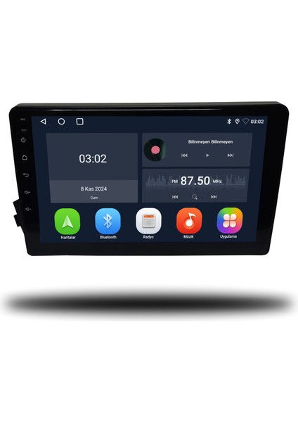 Ssangyong Actyon Android Carplay Multimedya 2006-2012 6gb Ram + 128GB Hafıza + 8 Çekirdek