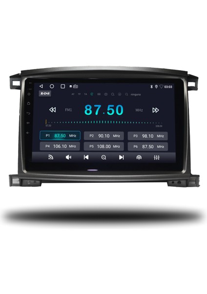 Toyota Land Cruiser Android Carplay Multimedya 2013-2007 2gb Ram + 32GB Hafıza modelleri