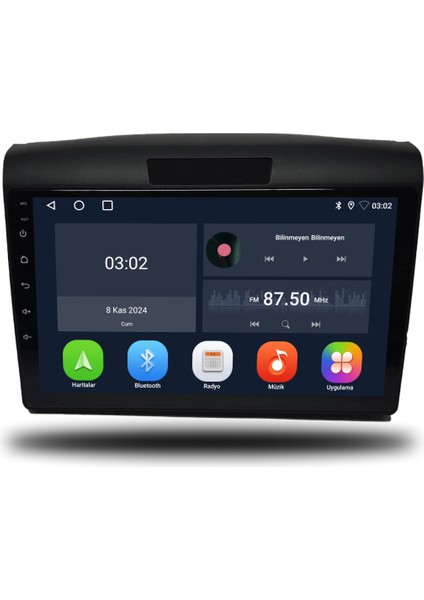 Honda Crv Android Carplay Multimedya 2013-2018 4gb Ram + 64GB Hafıza
