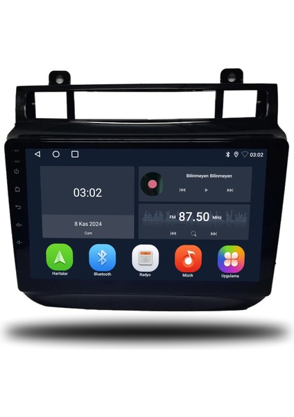 Volkswagen Touareg Android Carplay Multimedya 2010-2020 6gb Ram + 128GB Hafıza + 8 Çekirdek