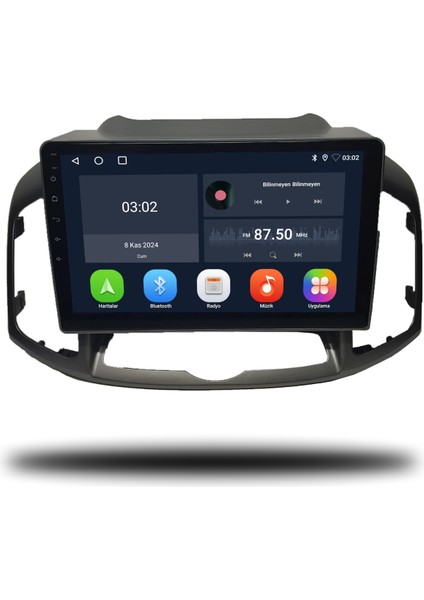 Chevrolet Captiva Android Carplay Multimedya 2012-2015 6gb Ram + 128GB Hafıza + 8 Çekirdek
