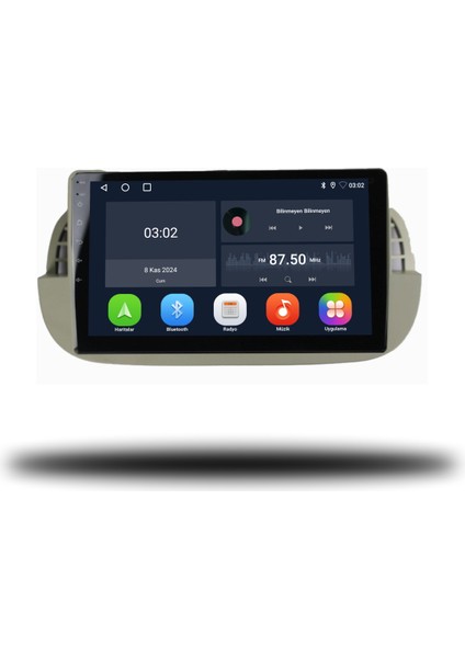 Fiat 500C Android Carplay Multimedya 2011-2015 6gb Ram + 128GB Hafıza + 8 Çekirdek