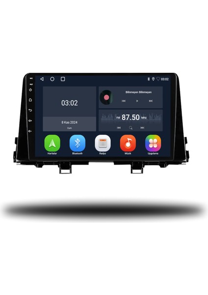 Kia Picanto Android Carplay Multimedya 2018-2022 6gb Ram + 128GB Hafıza + 8 Çekirdek