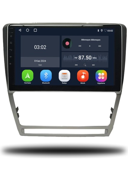 Skoda Octavia Android Carplay Multimedya 2007-2012 4gb Ram + 64GB Hafıza