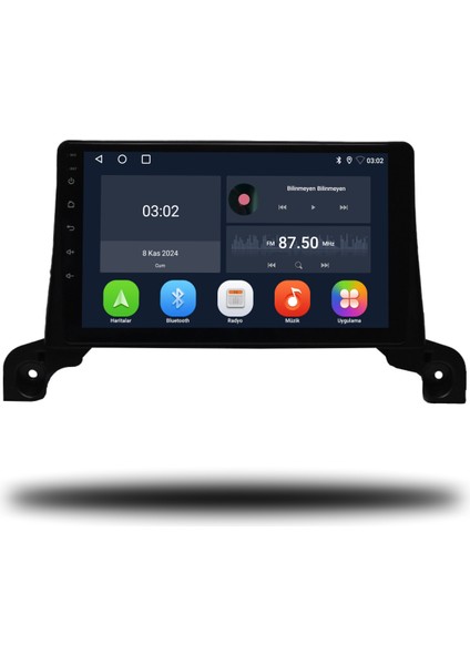 Peugeot 3008 Android Carplay Multimedya 2016-2022 2gb Ram + 32GB Hafıza