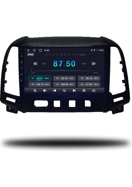 Hyundai Santa Fe Android Carplay Multimedya 2007-2011 6gb Ram + 128GB Hafıza + 8 Çekirdek modelleri