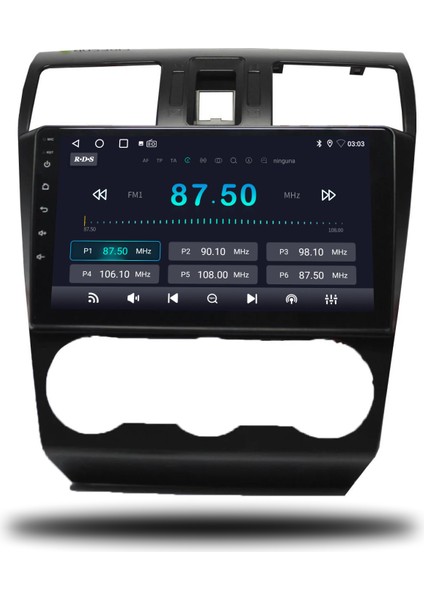 Subaru Forester Android Carplay Multimedya 2013-2015 4lü Tek 4gb Ram + 64GB Hafıza modelleri