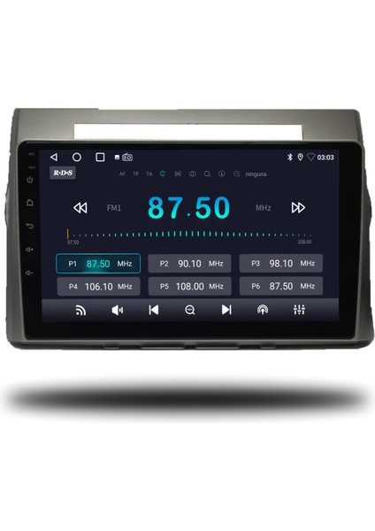 Toyota Verso Android Carplay Multimedya 2002-2008 4gb Ram + 64GB Hafıza modelleri