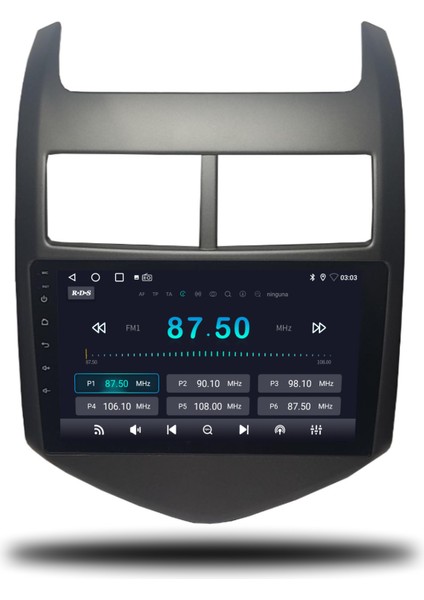 Chevrolet Aveo Android Carplay Multimedya 2012-2018 6gb Ram + 128GB Hafıza + 8 Çekirdek modelleri