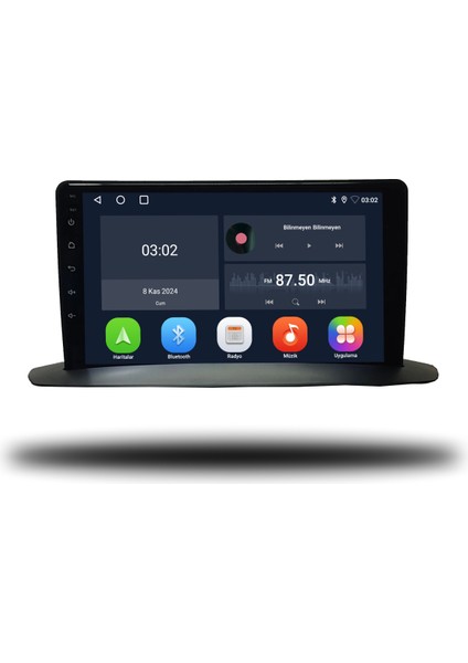 Renault Megane 3 Fluence Android Carplay Multimedya 2010-2016 4gb Ram - 64GB Hafıza