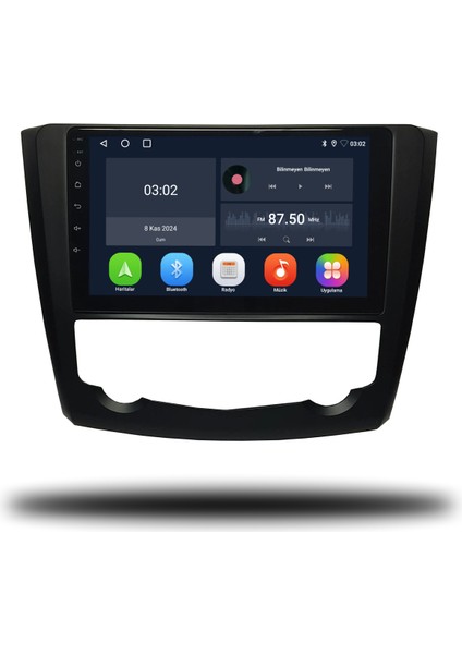 Renault Kadjar Android Carplay Multimedya 2015-2020 6gb Ram - 128GB Hafıza - 8 Çekirdek