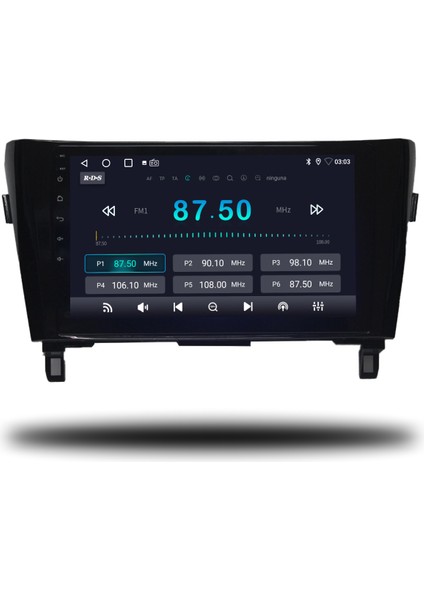 Nissan Qashqai Android Carplay Multimedya 2013-2021 2gb Ram + 32GB Hafıza modelleri