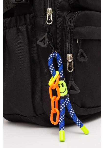 Young 51584 Siyah Aksesuarlı Unisex Sırt Çantası