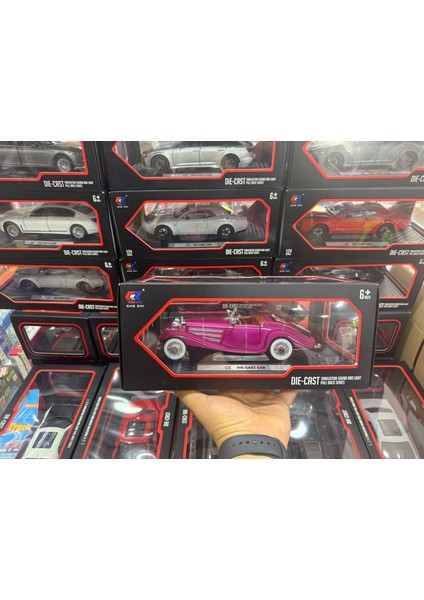 1/24 Mercedes 500K Model Araba Sesli Isıklı