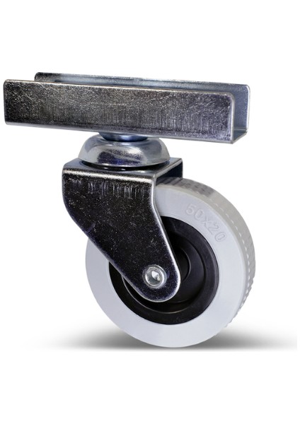 18MM U Geçme Masa Tekeri Sehpa TEKERI(7CM)(GRİ)(18MM U Geçme 50X20MM) fiyatları