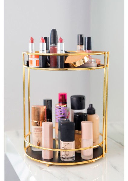 Çok Amaçlı Renkli Makyaj ve Takı Organizeri, Şık ve Düzenli Sunum Tepsisi fırsatları