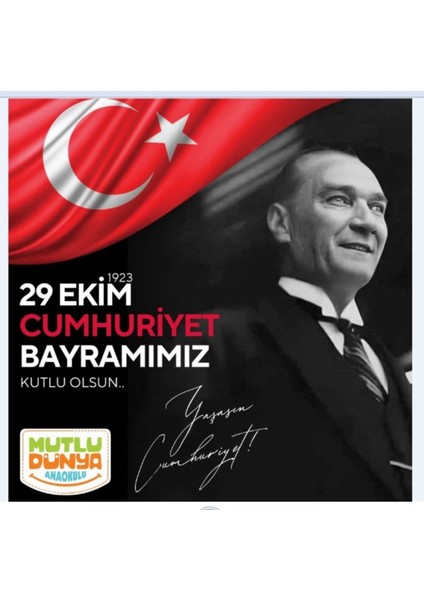 29 Ekim Cumhuriyet Bayramı, Atatürk,okulda Etkinlik,kumaş PANO,150X200 indirimleri