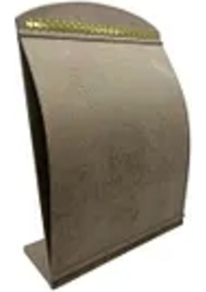 Yeşil Süet Kumaş 34x24 cm Dik Bombeli Takı Standı fiyatları