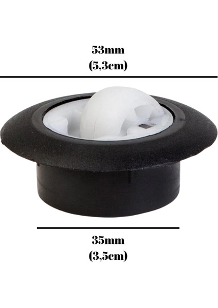 Gömme Gezegen Sehpa Tekeri Gizli Yuvarlak Masa Tekeri(Siyah)(Iç Delik ÇAPI:35MM Dış ÇAPI:53MM) modelleri