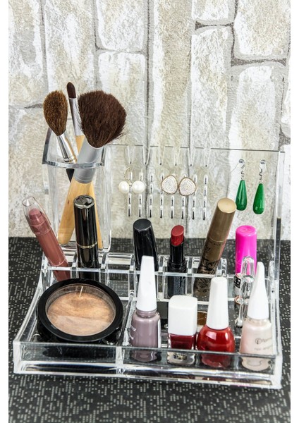 Beyaz Akıllı Kozmetik ve Makyaj Organizeri, Şık ve Pratik Saklama Çözümü fiyatları