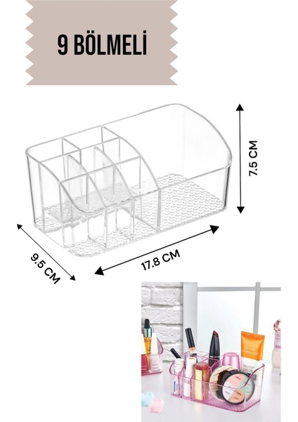 Beyaz Çok Amaçlı Makyaj ve Takı Düzenleyici Organizer fiyatları