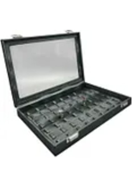 Yeşil Cam Kapaklı İmera Deri Kumaş Tırnaklı Yüzük Tablası 34x24 cm fiyatları