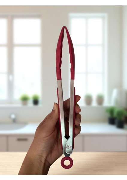 Silikon Uçlu Metal Kızartma Maşası ve Silikon Maşa Takımı -2'li Maşa Seti fiyatları