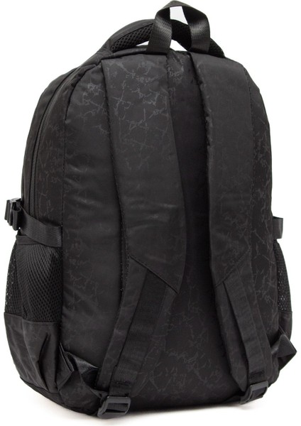 Young 51583 Black Siyah Unisex Çok Cepli Anahtarlık Aksesuarlı Suya Dayanıklı Kapaklı Sırt Çantası fırsatları