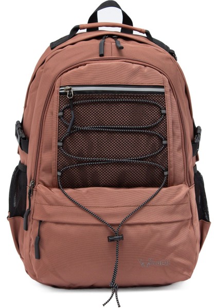 Young 51534 Pink Pembe Unisex Çok Cepli Suya Dayanıklı Sırt Çantası