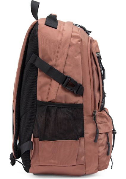 Young 51534 Pink Pembe Unisex Çok Cepli Suya Dayanıklı Sırt Çantası modelleri