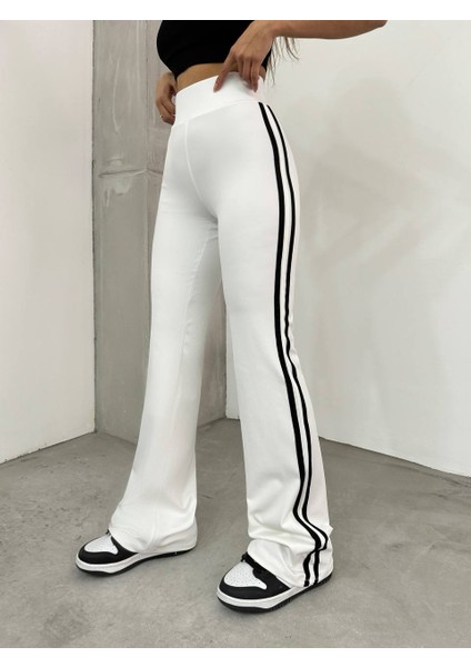 Şeritli Model Pantolon