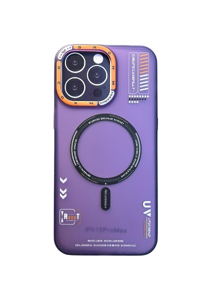 iPhone 15 Pro Max Mikwer Magsafe Premium Desenli Koruyucu Kılıf