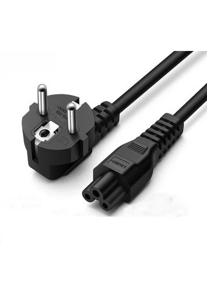 Pc Şarj Kablosu (1.5 Metre) Notebook Laptop Dizüstü Yonca Güç Kablosu 3 Pin Adaptör fiyatları