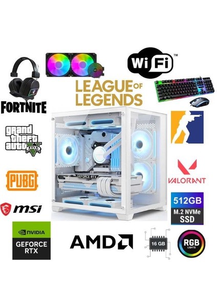 Dfs Gaming Eco 67X Ryzen 5 5600X-B550M-RTX 5060 8GB-16GB RAM-512GB M.2-Sıvı Soğutmalı-Oyuncu Bilgisayarı